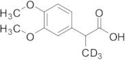 3,4-Dimethoxy-α-methyl-D3-benzeneacetic Acid