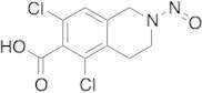 5,7-Dichloro-2-nitroso-1,2,3,4-tetrahydroisoquinoline-6-carboxylic Acid