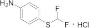 4-[(Difluoromethyl)sulfanyl]aniline Hydrochloride