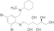 (2S,3S,4S,5R,E)-6-((2,4-Dibromo-6-((cyclohexyl(methyl)amino)methyl)phenyl)imino)hexane-1,2,3,4,5-pentaol