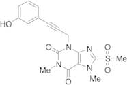 3,7-Dihydro-3-[3-(3-hydroxyphenyl)-2-propyn-1-yl]-1,7-dimethyl-8-(methylsulfonyl)-1H-purine-2,6-...