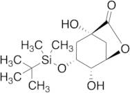 (1R,3R,4S,5R)-3-[[(1,1-Dimethylethyl)dimethylsilyl]oxy]-1,4-dihydroxy-6-oxabicyclo[3.2.1]octan-7-o…