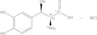 D,L-threo-Droxidopa-13C2,15N Hydrochloride