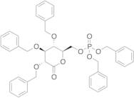 Dibenzyl (((2R,3R,4S,5R)-3,4,5-Tris(benzyloxy)-6-oxotetrahydro-2H-pyran-2-yl)methyl) Phosphate