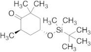 (4R,6R)-4-[[(1,1-Dimethylethyl)dimethylsilyl]oxy]-2,2,6-trimethyl-cyclohexanone