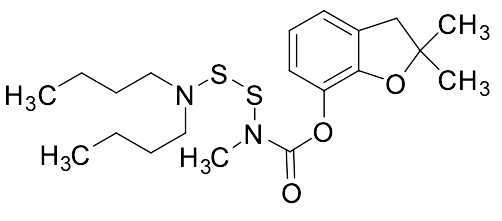 Carbofuran N,N-Dibutyl-2λ1-disulfan-1-amine