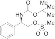 1,1-Dimethylethyl (R)-[2-[(methylsulfonyl)oxy]-1-phenylethyl]Carbamate