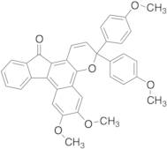 6,​7-​Dimethoxy-​3,​3-​bis(4-​methoxyphenyl)​benzo[3,​4]​fluoreno[2,​1-​b]​pyran-​13(3H)​-​one