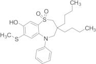 3,3-Dibutyl-8-hydroxy-7-(methylthio)-5-phenyl-2,3,4,5-tetrahydro-1,5-benzothiazepine-1,1-dioxide