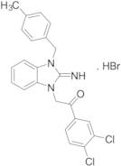 1-(3,4-Dichlorophenyl)-2-[2,3-dihydro-2-imino-3-[(4-methylphenyl)methyl]-1H-benzimidazol-1-yl]etha…