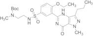 Des(methypiperazinyl) N-(tert-Butyloxycarbonyl) (N’-Methyl)ethylenediamino Sildenafil