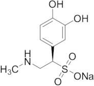 (1R)-1-(3,4-Dihydroxyphenyl)-2-(methylamino)ethane-1-sulfonic Acid Sodium Salt