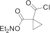 1-(((Diethylamino)oxy)carbonyl)cyclopropane-1-carbonyl Chloride