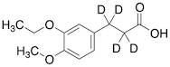 3-(3-Ethoxy-4-methoxyphenyl)propionic-2,2,3,3-d4 Acid