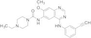 4-Ethyl-N-[4-[(3-ethynylphenyl)amino]-7-methoxy-6-quinazolinyl]-1-piperazinecarboxamide