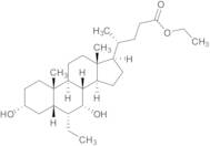 Ethyl (3alpha,5beta,6alpha,7alpha)-6-Ethyl-3,7-dihydroxycholan-24-oate