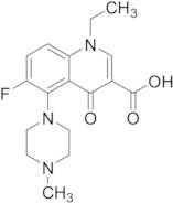 1-Ethyl-6-fluoro-5-(4-methylpiperidin-1-yl)-4-oxo-1,4-dihydroquinoline-3-carboxylic Acid