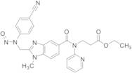 Ethyl 3-(2-(((4-cyanophenyl)(nitroso)amino)methyl)-1-methyl-N-(pyridin-2-yl)-1H-benzo[d]imidazol...