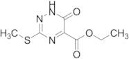 Ethyl 1,6-dihydro-3-(methylthio)-6-oxo-1,2,4-triazine-5-carboxylate