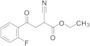 Ethyl α-Cyano-2-fluoro-γ-oxobenzenebutanoate