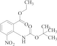 Ethyl 2-[[(1,1-dimethylethoxy)carbonyl]amino]-3-nitrobenzoate