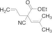 Ethyl 2-Allyl-2-cyano-4-methylpent-3-enoate