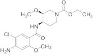 rel-Ethyl (3R,4S)-4-[(4-amino-5-chloro-2-methoxybenzoyl)amino]-3-methoxy-1-piperidinecarboxylate