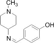 4-[(E)-(1-methyl-4-piperidyl)iminomethyl]phenol