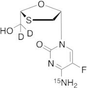 Emtricitabine-d2,15N