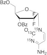 1’-Epi Gemcitabine-13C,15N2 3’,5’-Dibenzoate