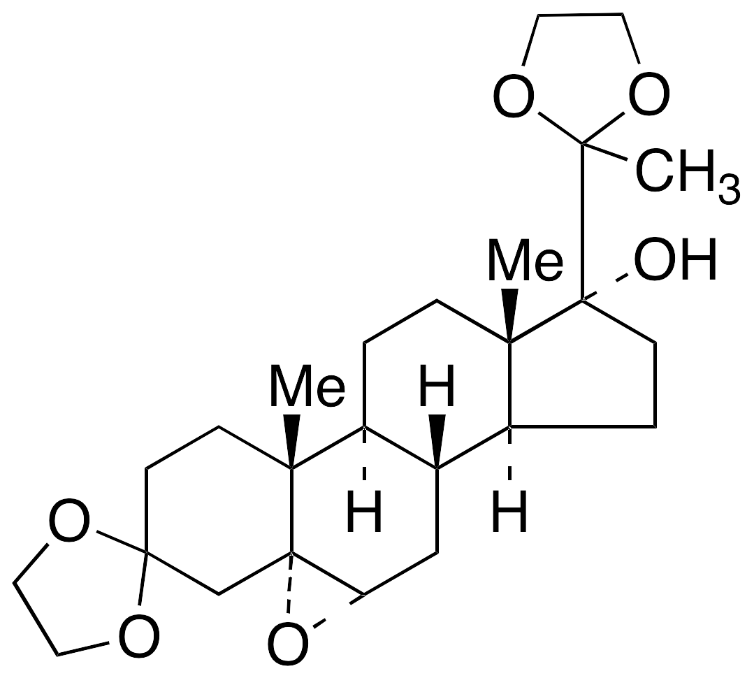 (5a,6a)-Epoxy-17a-hydroxy-pregnane-3,20-dione-3,20-bis(ethyleneketal)