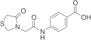 4-[2-(4-Oxo-1,3-thiazolidin-3-yl)acetamido]benzoic Acid