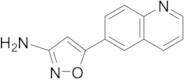 5-(Quinolin-6-yl)-1,2-oxazol-3-amine
