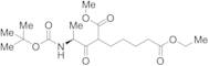 7-Ethyl 1-Methyl 2-[(2S)-2-[[(1,1-dimethylethoxy)carbonyl]amino]-1-oxopropyl]-heptanedioate