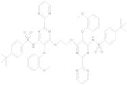 N,N'-[1,2-Ethanediylbis[oxy[5-(2-methoxyphenoxy)[2,2'-bipyrimidine]-6,4-diyl]]]bis[4-(1,1-dimethylethyl)-benzenesulfonamide