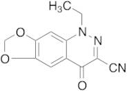 1-Ethyl-3-cyano-6,7-methylenedioxy-4-cinnolone