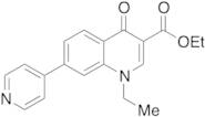 1-Ethyl-1,4-dihydro-4-oxo-7-(4-pyridyl)quinoline-3-carboxylic Acid Ethyl Ester