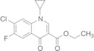 Ethyl 7-Chloro-1-cyclopropyl-6-fluoro-4-oxoquinoline-3-carboxylate