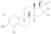 Ethynyl Estradiol-2,4,16,16-d4