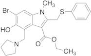 Ethyl-6- bromo-4-[(pyrrolyl)-methyl]-5-hydroxy-1-methyl-2-[(phenylthio) methyl]-indole-3-carboxyla…