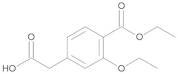 4-Ethoxycarbonyl-3-ethoxyphenylacetic Acid