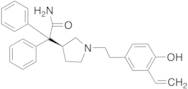 (3S)-1-[2-(3-Ethenyl-4-hydroxyphenyl)ethyl]-Alpha,Alpha-diphenyl-3-pyrrolidineacetamide