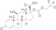 (11β,​17α)​-17-​[(Ethoxycarbonyl)​oxy]​-​11-​hydroxy-​3-​oxo-​androsta-​1,​4-​diene-​17-​carboxylic Acid-d3