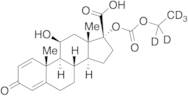(11beta,​17alphalpha)​-17-​[(Ethoxycarbonyl)​oxy]​-​11-​hydroxy-​3-​oxo-​androsta-​1,​4-​diene-​17-​carboxylic acid-d5