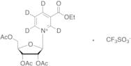 3-(Ethoxycarbonyl)-1-(2,3,5-tri-O-acetyl-β-D-ribofuranosyl)-pyridinium-d4 Triflate