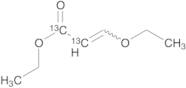 3-Ethoxyacrylic Acid Ethyl Ester-13C2(cis/trans-Mixture)