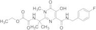 Ethyl 2-[[1-[4-[[[(4-fluorophenyl)methyl]amino]carbonyl]-1,6-dihydro-5-hydroxy-1-methyl-6-oxo-2-pyrimidinyl]-1-methylethyl]amino]-2-oxoacetate