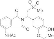 N-[2-[(1S)-1-(3-Ethoxy-4-hydroxyphenyl)-2-(methylsulfonyl)ethyl]-2,3-dihydro-1,3-dioxo-1H-isoindol-4-yl]acetamide