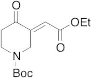 3-(2-Ethoxy-2-oxoethylidene)-4-oxo-1-piperidinecarboxylic Acid 1,1-Dimethylethyl Ester
