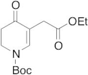 5-(2-Ethoxy-2-oxoethyl)-4-oxo-3,4-dihydropyridine-1(2H)-carboxylic Acid tert-Butyl Ester